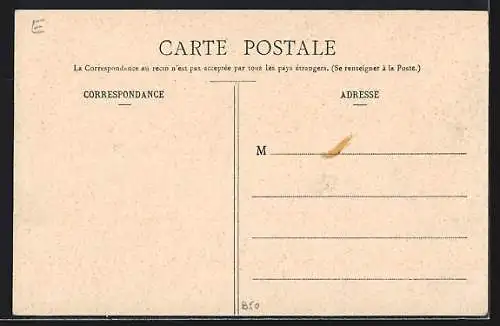 AK Saint-Martin-le-Beau, La Poste et la Grande-Rue