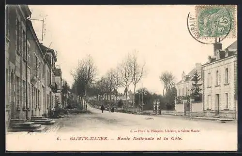 AK Sainte-Maure, Route Nationale et la Côte