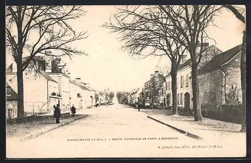 AK Sainte-Maure, Route Nationale de Paris à Bordeaux