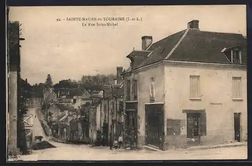 AK Sainte-Maure-de-Touraine, La Rue Saint-Michel