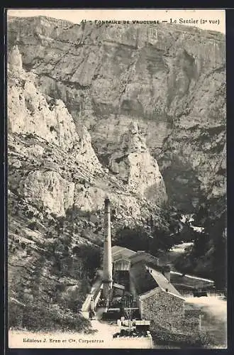 AK Fontaine-de-Vaucluse, Le Sentier