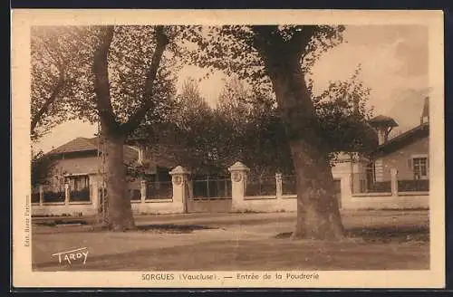 AK Sorgues, Entrée de la Poudrerie