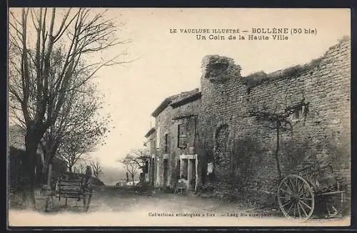 AK Bollène, Un Coin de la Haute Ville