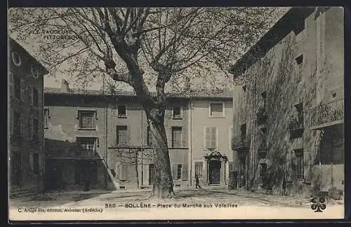AK Bollène, Place du Marché aux Volatiles