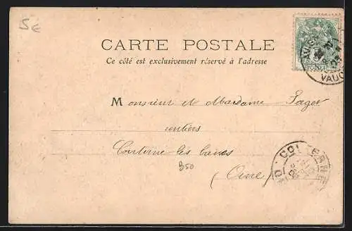 AK Cavaillon, Cours Bournissac bordé d`arbres majestueux