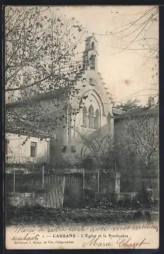 AK Causans, L`Église et le Presbytère
