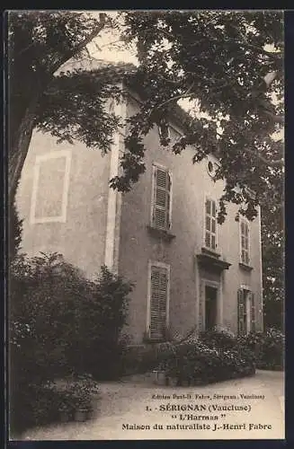 AK Sérignan, Maison du naturaliste J.-Henri Fabre L`Harmas