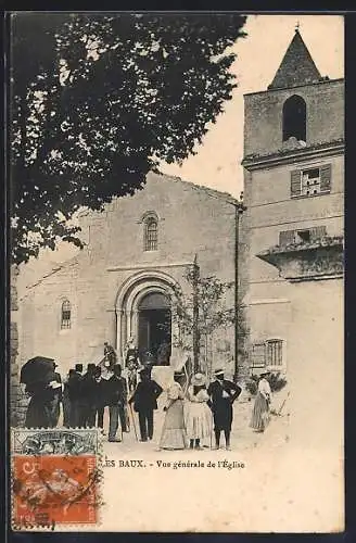 AK Les Baux, Vue générale de l`église