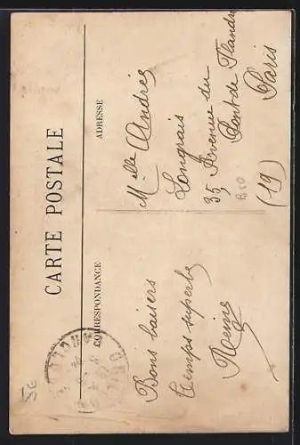 AK Grillon, Place de la Bourgade avec église et arbres