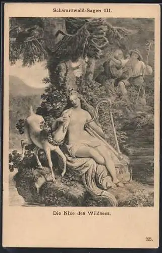 AK Schwarzwald-Sagen III., Die Nixe des Wildsees