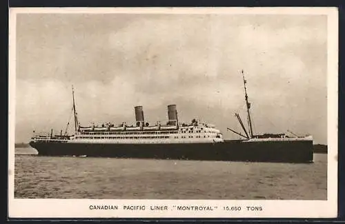 AK Canadian Pacific Liner Montroyal