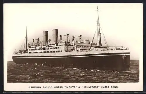 AK Passagierschiff Melita & Minnedosa Canadian Pacific Liners