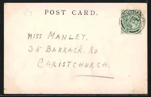 AK Passagierschiff RMS Armadale Castle auf See, Union-Castle Liner