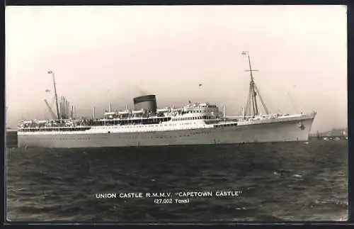 AK RMMV Capetown Castle der Union Castle Line