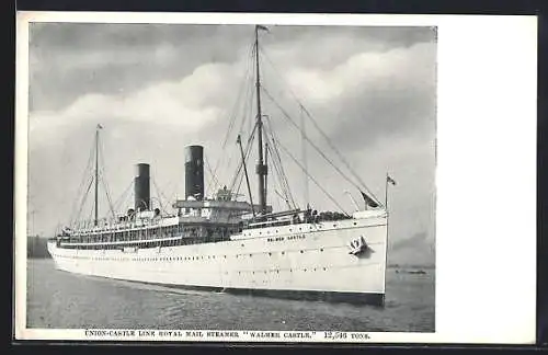 AK Union Castle Line Royal Mail Steamer Walmer Castle