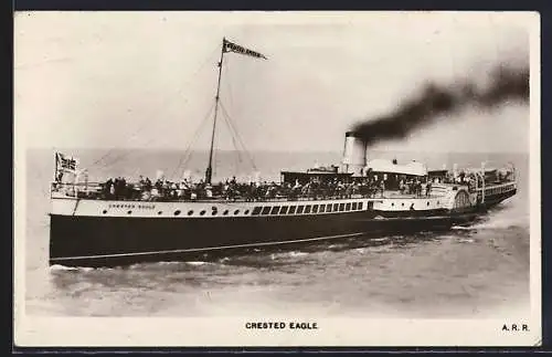 AK Dampfer Crested Eagle in Fahrt