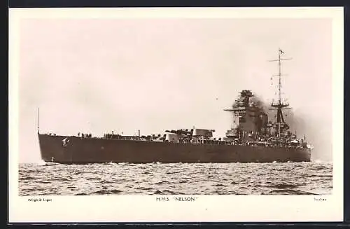 AK HMS Nelson auf See