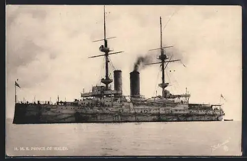 AK HMS Prince of Wales auf See