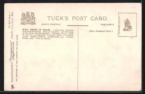 AK HMS Prince of Wales auf See