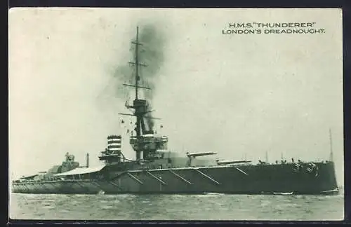 AK HMS Thunderer, Londons Dreadnought