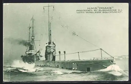AK Submarine D. I., HMS Drake