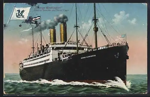 AK Passagierschiff George Washington