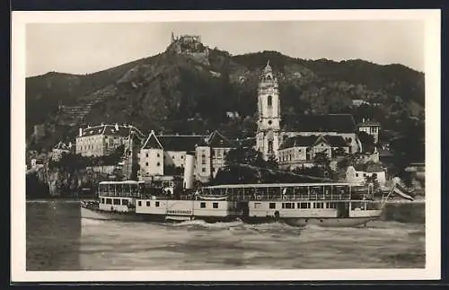 AK Dürnstein a. d. Donau, Dampfer Franz Schubert