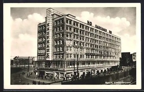AK Berlin-Alexanderplatz, HO Kaufhaus