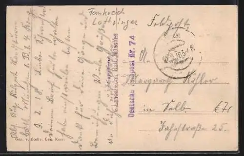 AK Cirey, Strassenansicht