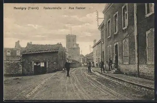 AK Hussigny, Partie in der Pasteurstrasse