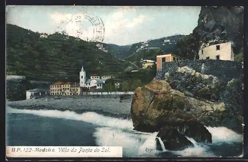 AK Ponta do Sól, Ortsansicht der Stadt auf der Insel Madeira