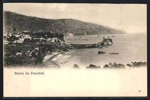 AK Funchal, Bahia, Motiv vom Hafen