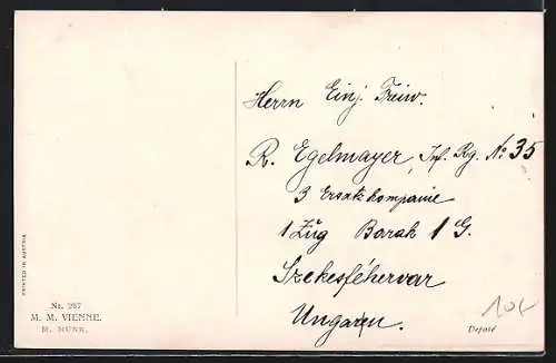 Künstler-AK Carl Reichert: Drei ausgewachsene Labradore mit zotteligem Fell