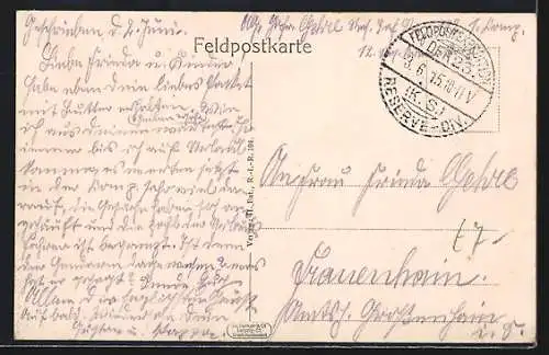 AK St-Hilaire-le-Petit, Kirchstrasse mit Soldaten