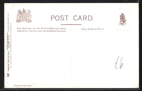 Künstler-AK Cornwall, Cadgwith Cove