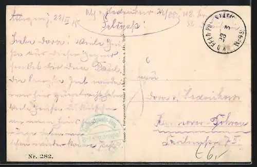 AK Rethel, Ortsansicht, Trümmer