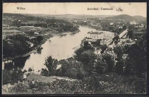 AK Wilna, Blick auf die Antokol-Vorstadt