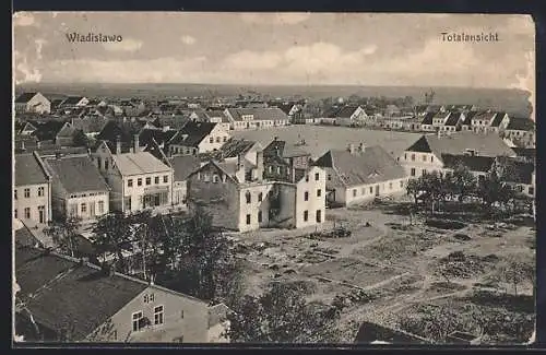 AK Wladislawo, Totalansicht aus der Vogelschau