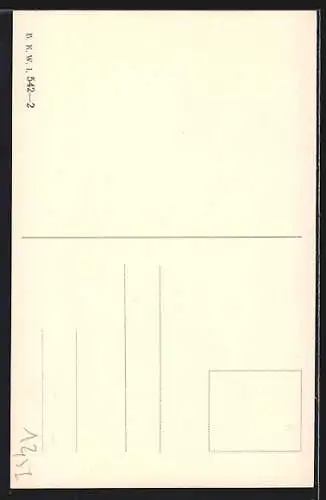 Künstler-AK Manasse: Vielbeneidet, Mädchen mit Lieblingspuppe