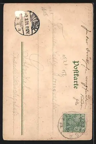 AK Kleines Paar aus alter Zeit