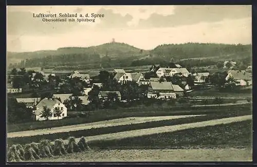 AK Sohland / Spree, Obersohland mit Spitzberg