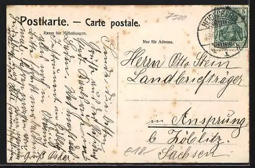 AK Karlsruhe, Kaiserstrasse und Marktplatz mit Strassenbahn