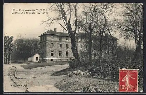 AK Brévannes, Pavillon des Enfants, L'Entrée