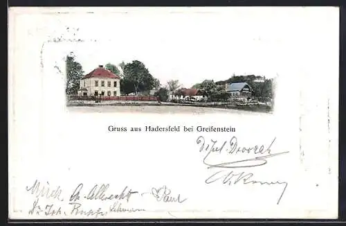 AK Hadersfeld bei Greifenstein, Ortspartie