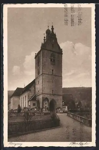 AK Bregenz, Pfarrkirche mit Anlagen