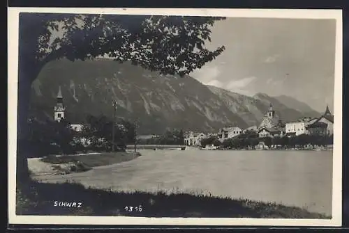 AK Schwaz, Seepartie mit Blick auf den Ort