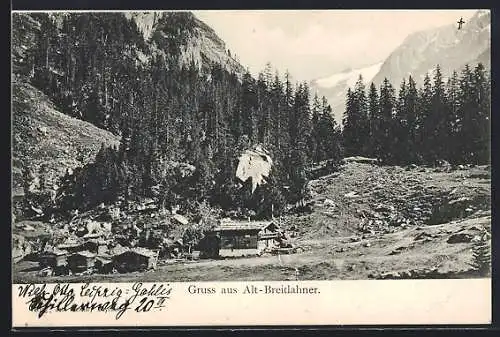 AK Ginzling /Zillerthal, Alt-Breitlahner, Gast- und Jägerhaus