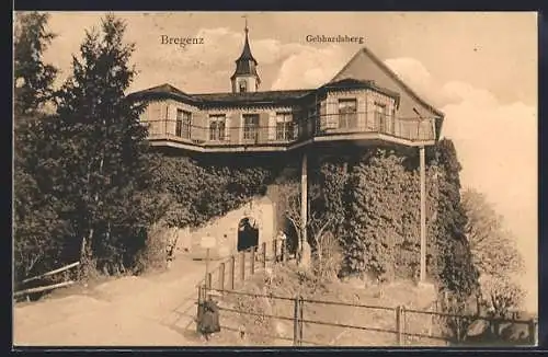 AK Bregenz, Gebhardsberg vom Zugangsweg