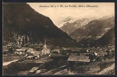 AK Gaschurn /Montafon, Blick auf den Ort mit Vallüla