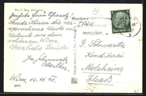 AK Wien, Burg, Michaelertor